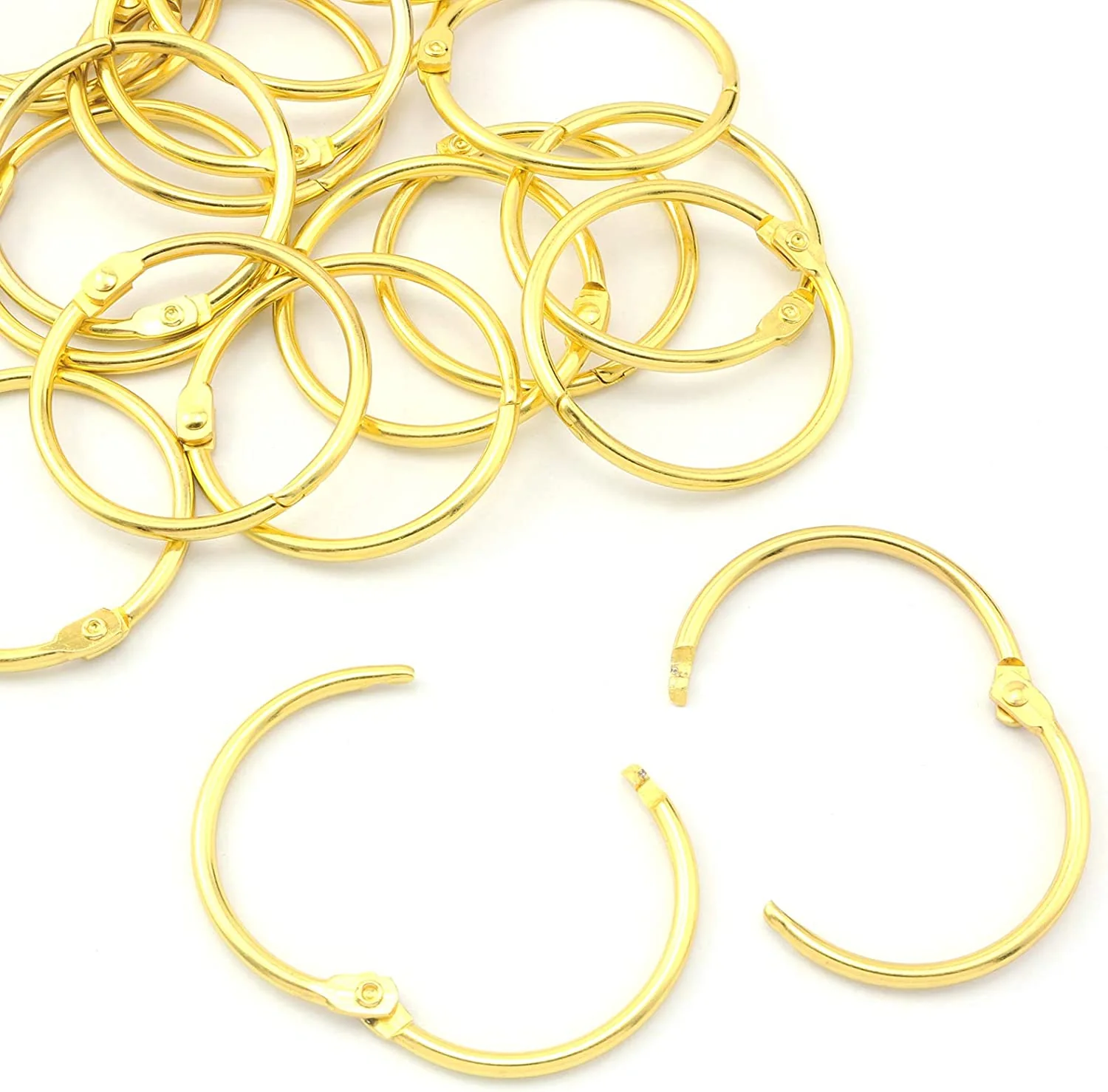 25mm Book Rings - Gold - Image 3