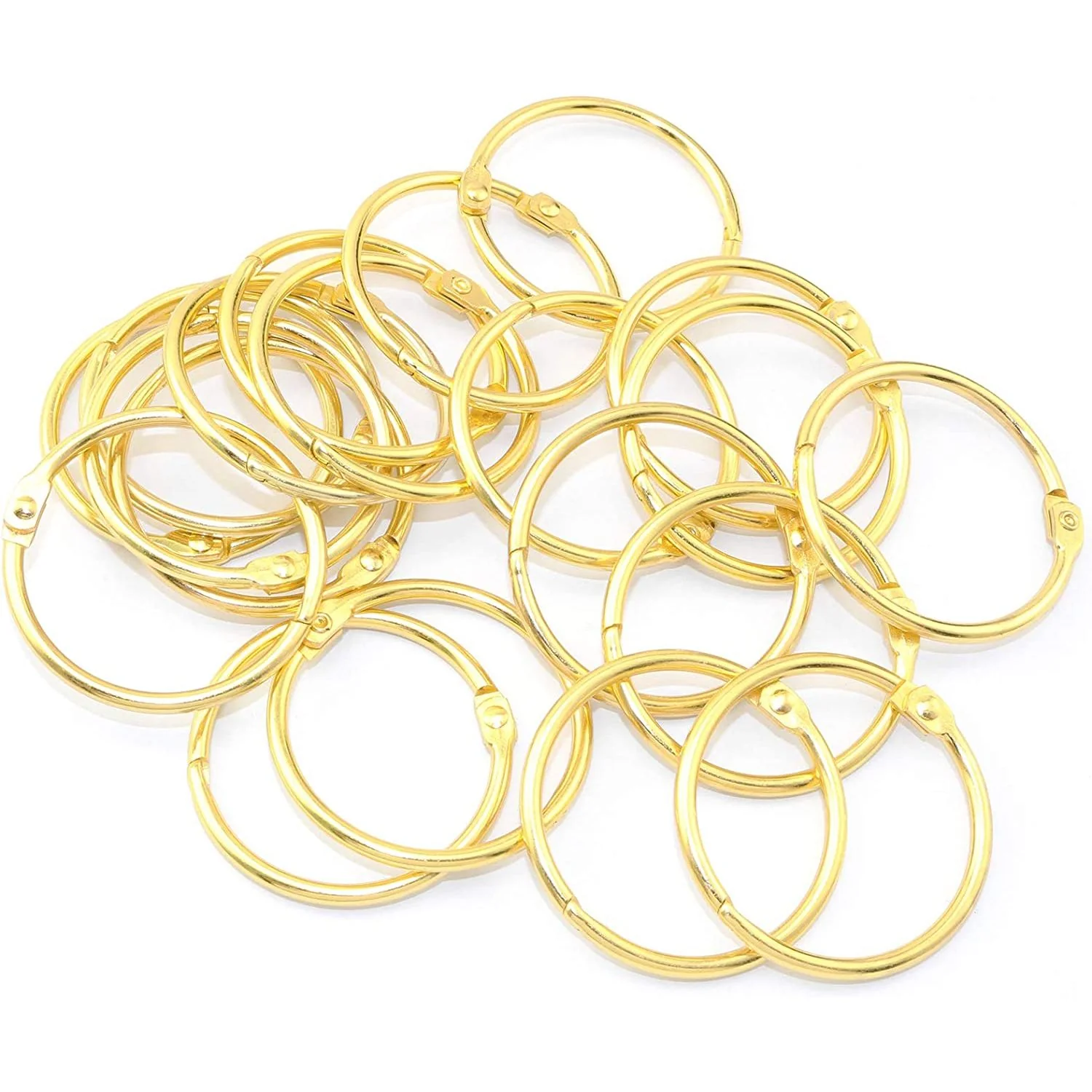 25mm Book Rings - Gold - Image 4