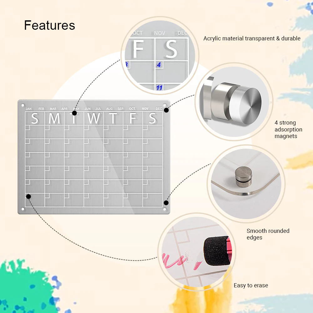 Acrylic Monthly Planner - A3 - Image 13