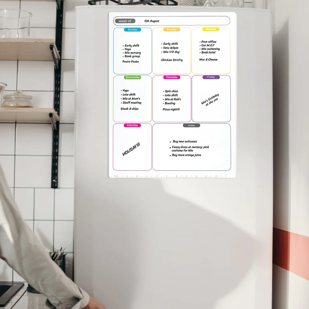 Magnetic Weekly Planner - A4 / A3 - Image 9