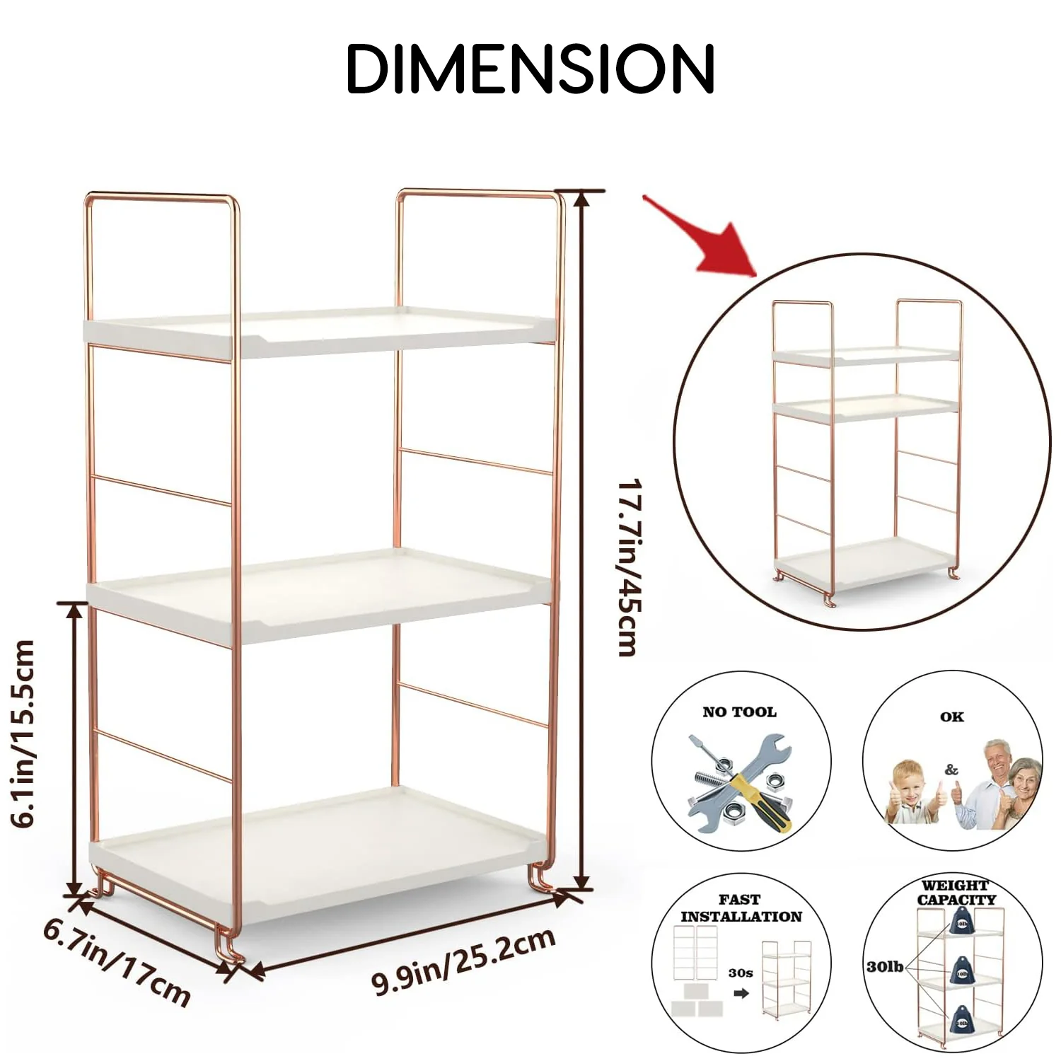 ModStack Shelf Dividers - 3 Tier - Image 4