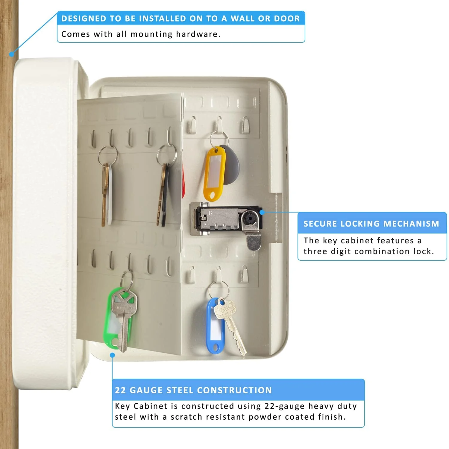 Number Lock Key Box - 48 Slots - Image 17