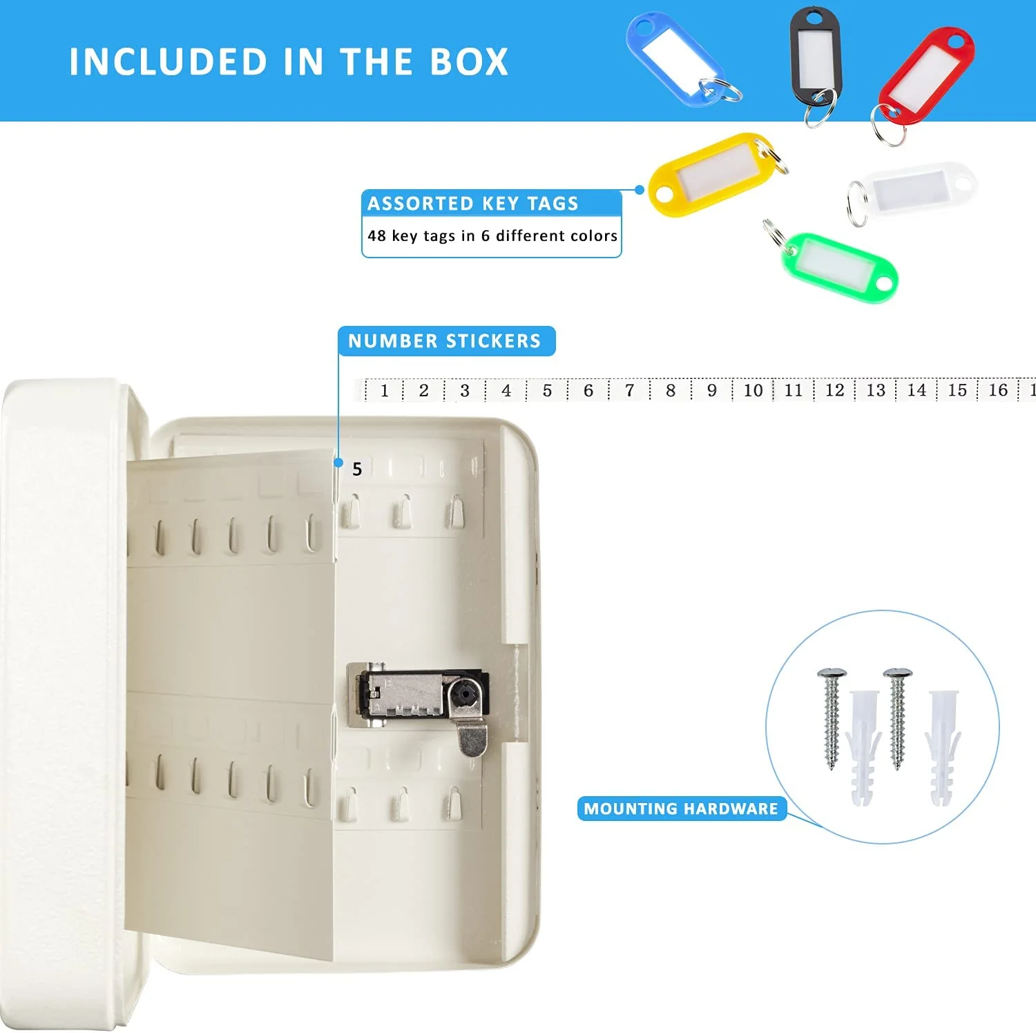 Number Lock Key Box - 48 Slots - Image 18