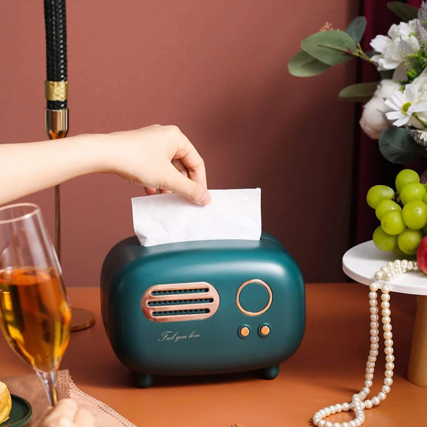 Retro Tissue Paper Holder - Small - Image 3